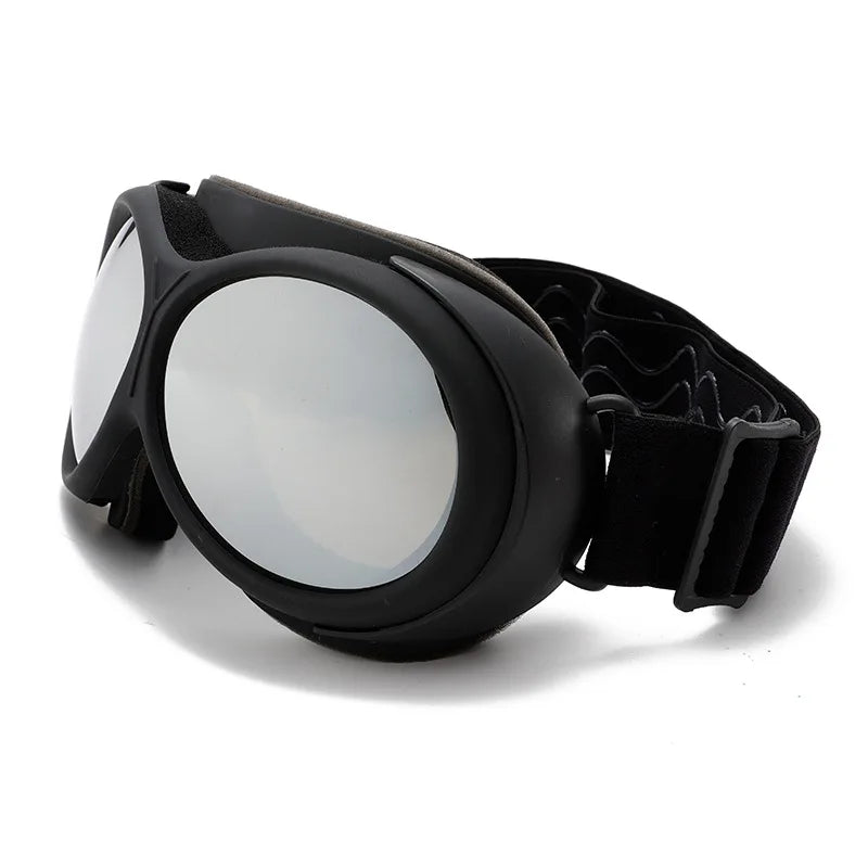 New adult double-layer anti-fog colorful round frame ski goggles outdoor sports snow wind and eye protection mountaineering snow