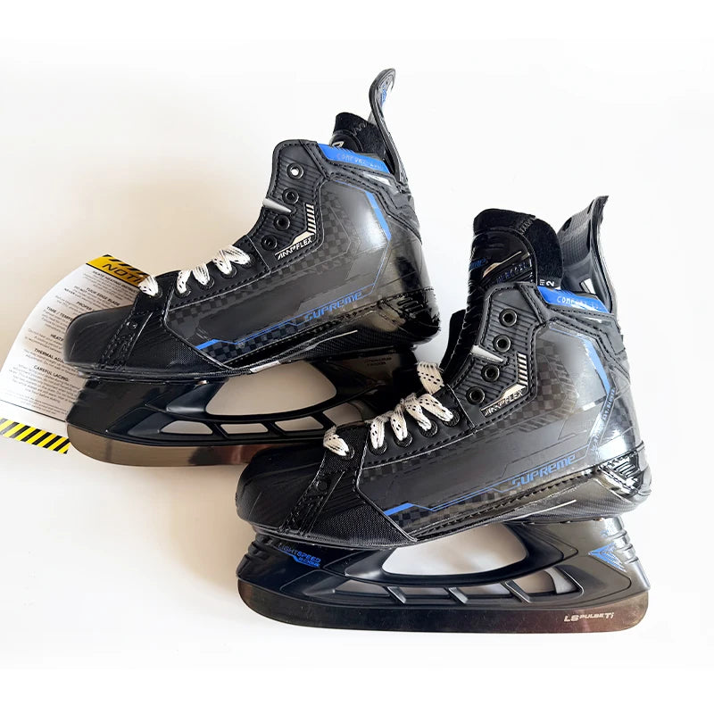 FIT2 FIT3 Heat Moldable Ice Hockey Skates Carbon Fiber Curv Composite Custom Fit Lightweight Pro Steel Blade Men Women