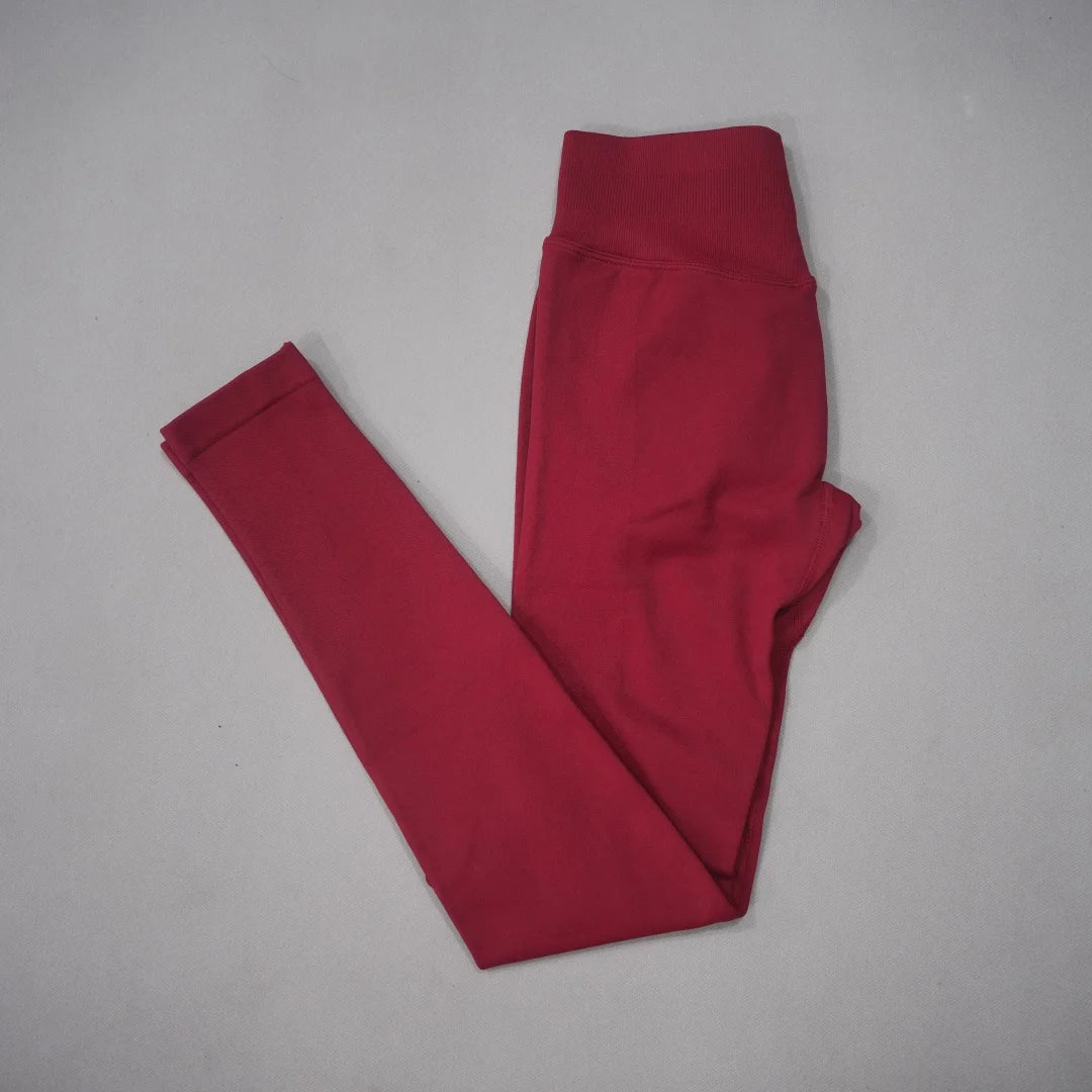 DF-LOGO New Women Seamless High Waist Yoga Leggings Butt Lifting Compression Tummy Control Gym Running Workout Slim Sports Pants