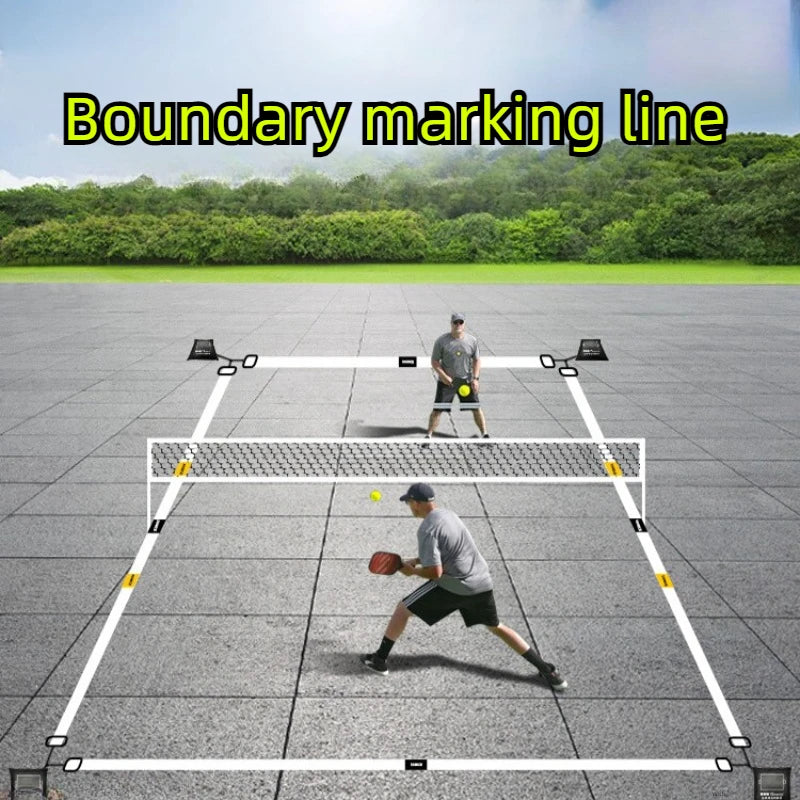 Scalable Pickleball Boundary Marking Line Multifunctional Field Boundary Line Portable Markings Lines Durable Sports Accessory
