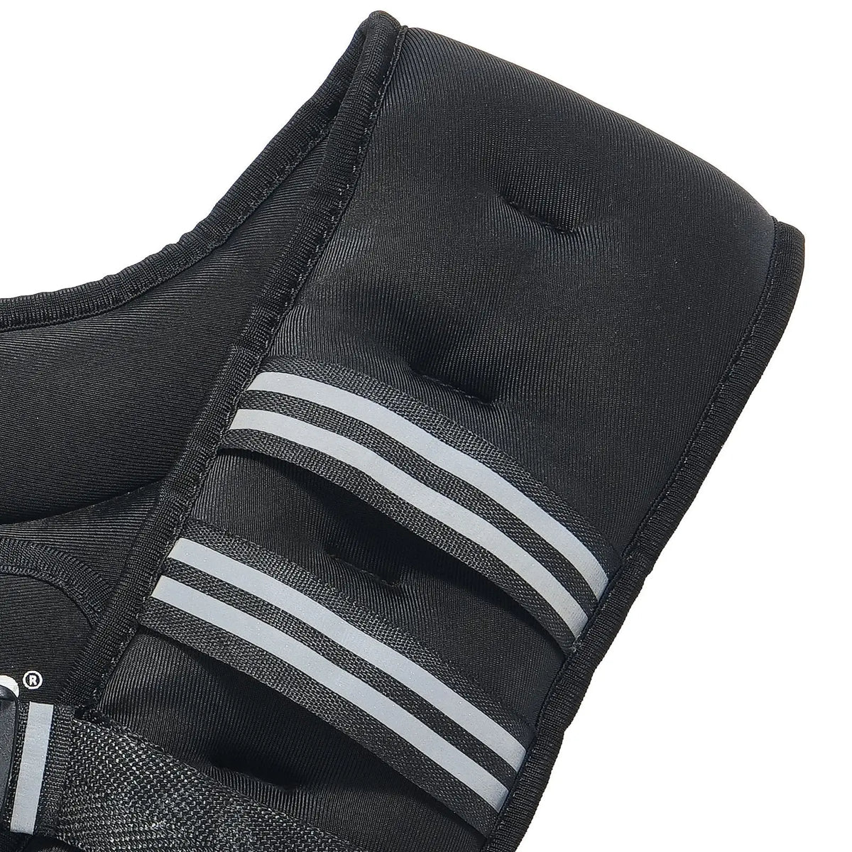 30 lbs Weighted Vest Weight Vest with Reflective Stripe, Adjustable Buckle Body Weight Vest for Men Women, Workout Equipment for Strength Training, Running, Jogging, Fitness, and Weight Loss