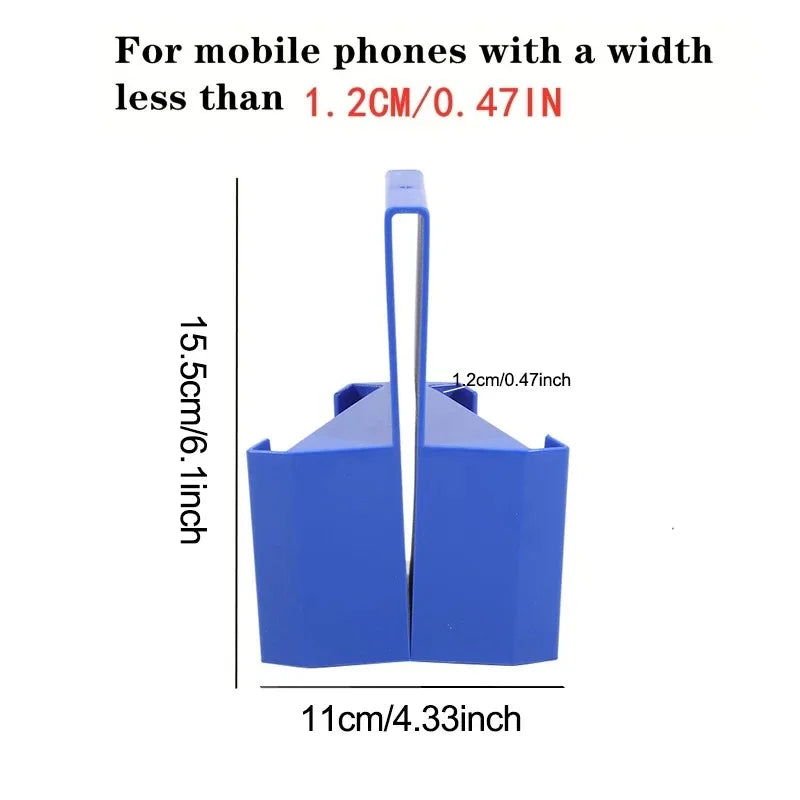 Portable Tennis Net Phone Mount Dual Perspective Clamp Camera Holder for Match Analysis Court Practice Live Streaming Sports
