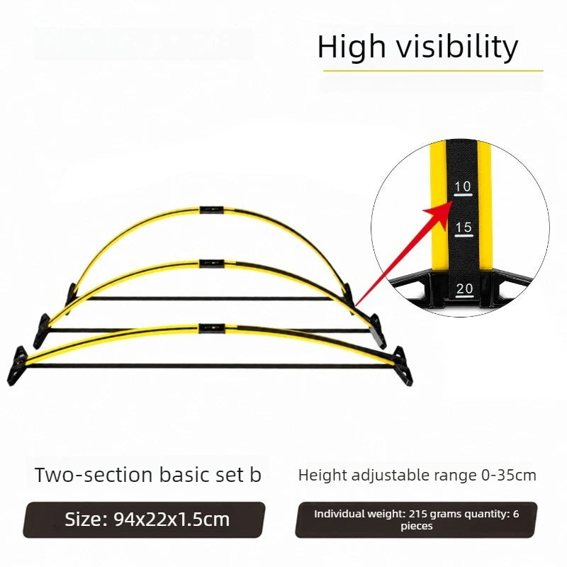 Adjustable Height Hurdles Quick Rebound Ultrathin Hurdles Detachable Lightweight Hurdle Durable Portable Sports Equipments