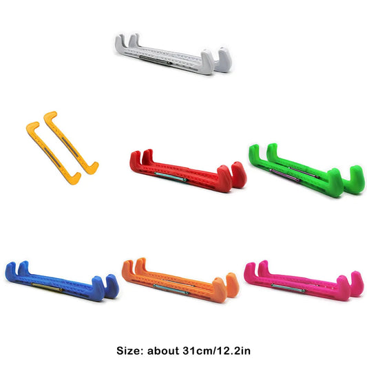 1 Pair Adjustable Ice Hockey Figure Skate Blade Covers Ice Skate Blade Guards