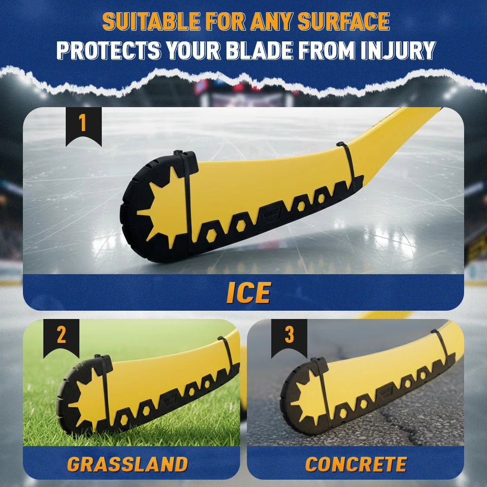 UICE Pro Ice Hockey Stick Blade Protector ECO Friendly Hockey Accessories 7mm Thickness High Toughness Hockey Training Equipment