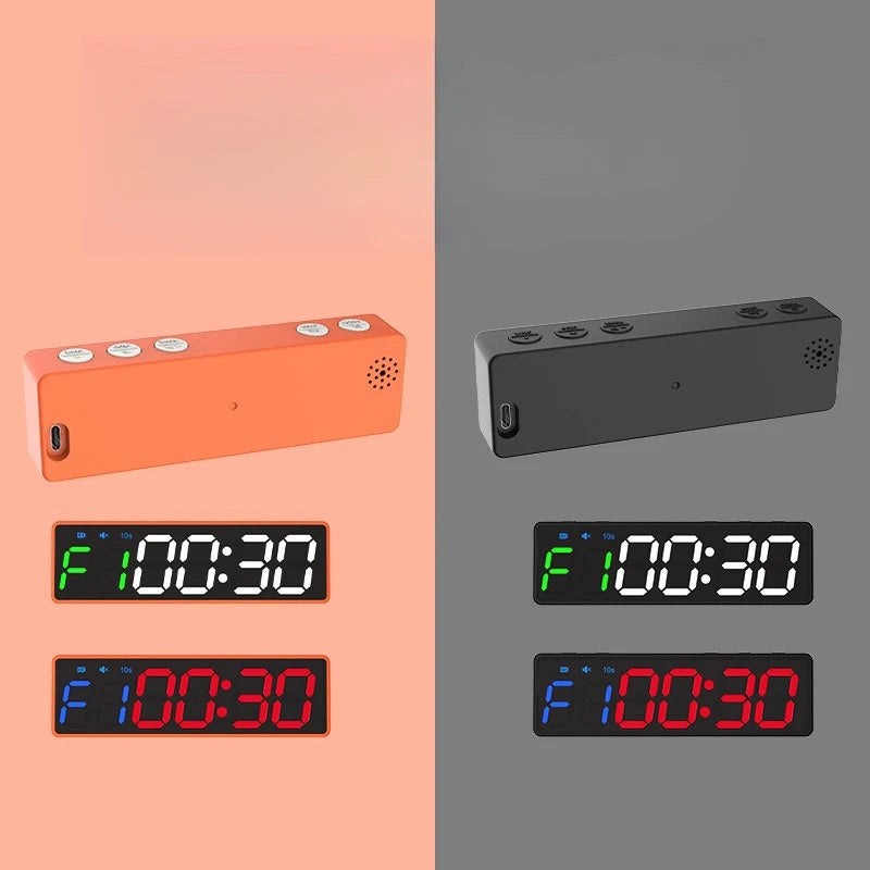 Mini Fitness Timer Multifunctional Lightweight Fitness Timer Durable Colorful Portable Timers Professional Sports Accessories