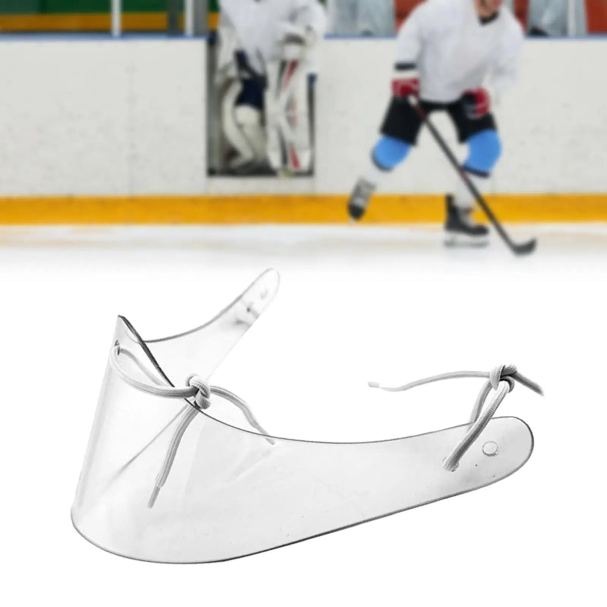 1x Ice Hockey  Goalie Universal Neck  Protector Goalie Junior Clear Hockey Goalie Throat Guard