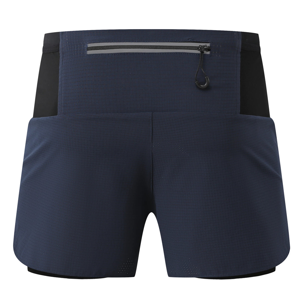 Mens 2 in 1 Marathon Running Shorts Around Pockets Outdoor Sports Training Exercise Fitness Hiking Shorts Breathable Quick Dry