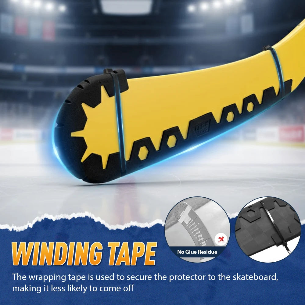 UICE Pro Ice Hockey Stick Blade Protector ECO Friendly Hockey Accessories 7mm Thickness High Toughness Hockey Training Equipment