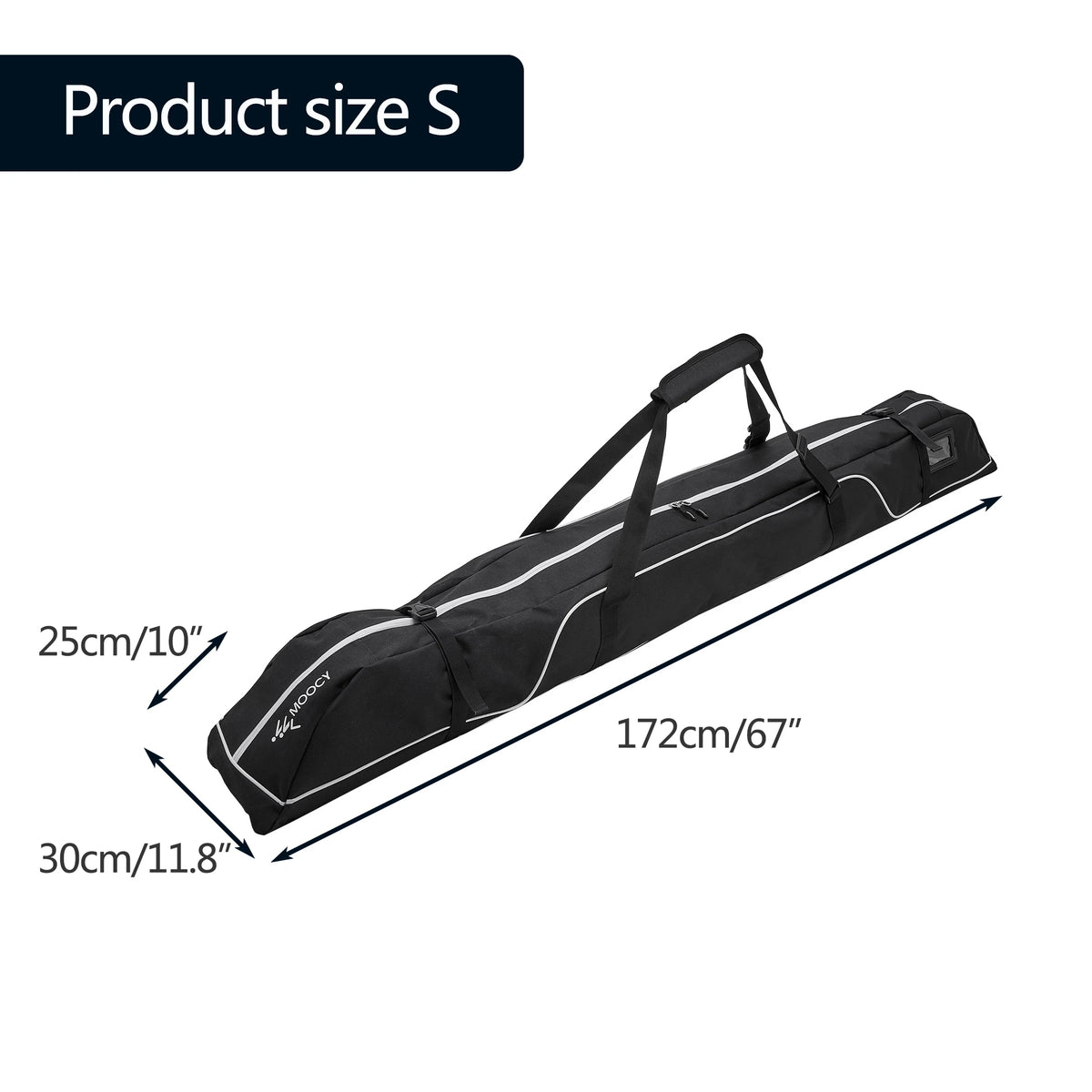 Travel Snowboard Bag Waterproof Ski Bag Ski Equipment Storage Bag 172cm / 192cm