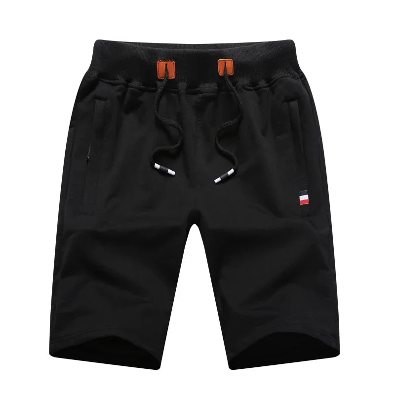 Men 2025 Summer Cotton Breeches Short Men Boardshorts Breathable Male Casual Shorts Mens Short Bermuda Beach Short Pants Hot