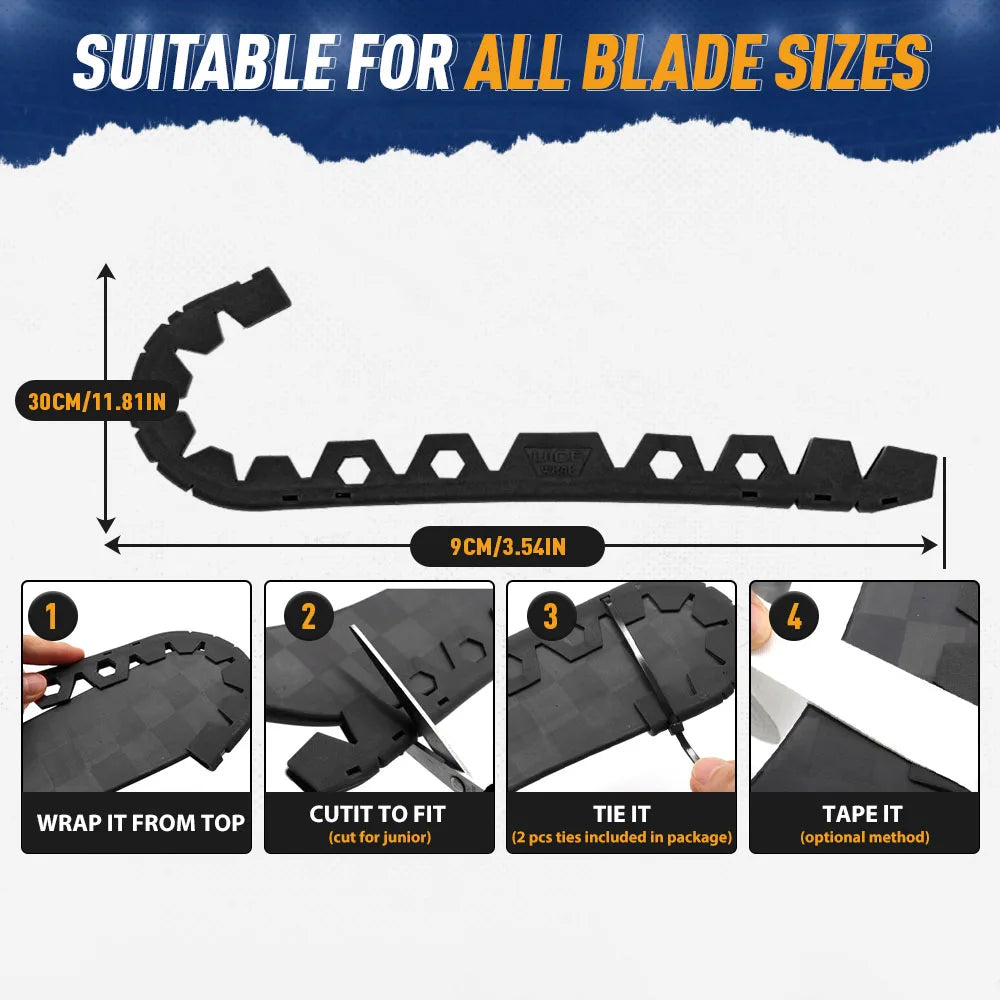 UICE Pro Ice Hockey Stick Blade Protector ECO Friendly Hockey Accessories 7mm Thickness High Toughness Hockey Training Equipment