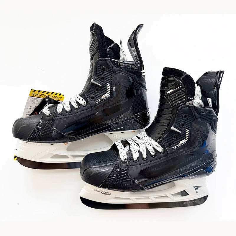 FIT2 FIT3 Heat Moldable Ice Hockey Skates Carbon Fiber Curv Composite Custom Fit Lightweight Pro Steel Blade Men Women