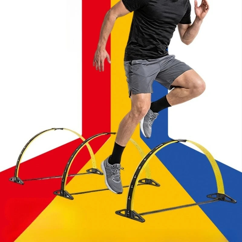 Adjustable Height Hurdles Quick Rebound Ultrathin Hurdles Detachable Lightweight Hurdle Durable Portable Sports Equipments