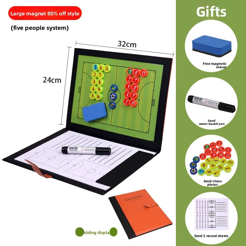 Professional Basketball Tactical Board Foldable Football Tactics Board Lightweight Tactical Plate Portable Sports Accessories