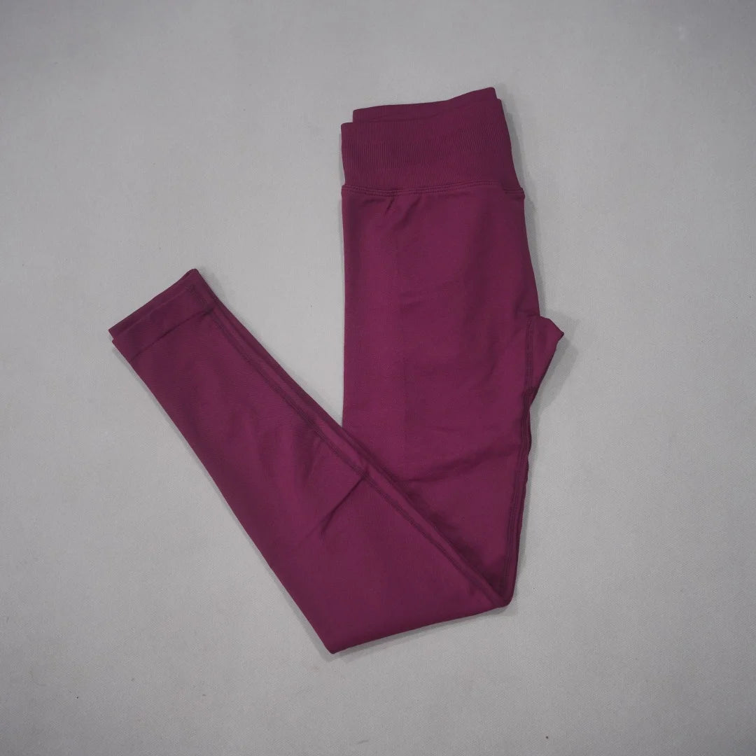 DF-LOGO New Women Seamless High Waist Yoga Leggings Butt Lifting Compression Tummy Control Gym Running Workout Slim Sports Pants