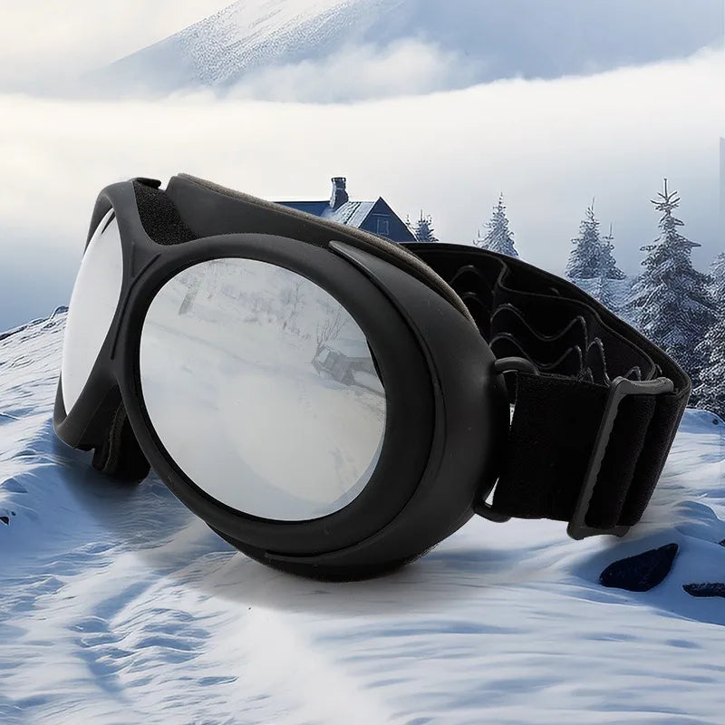 New adult double-layer anti-fog colorful round frame ski goggles outdoor sports snow wind and eye protection mountaineering snow