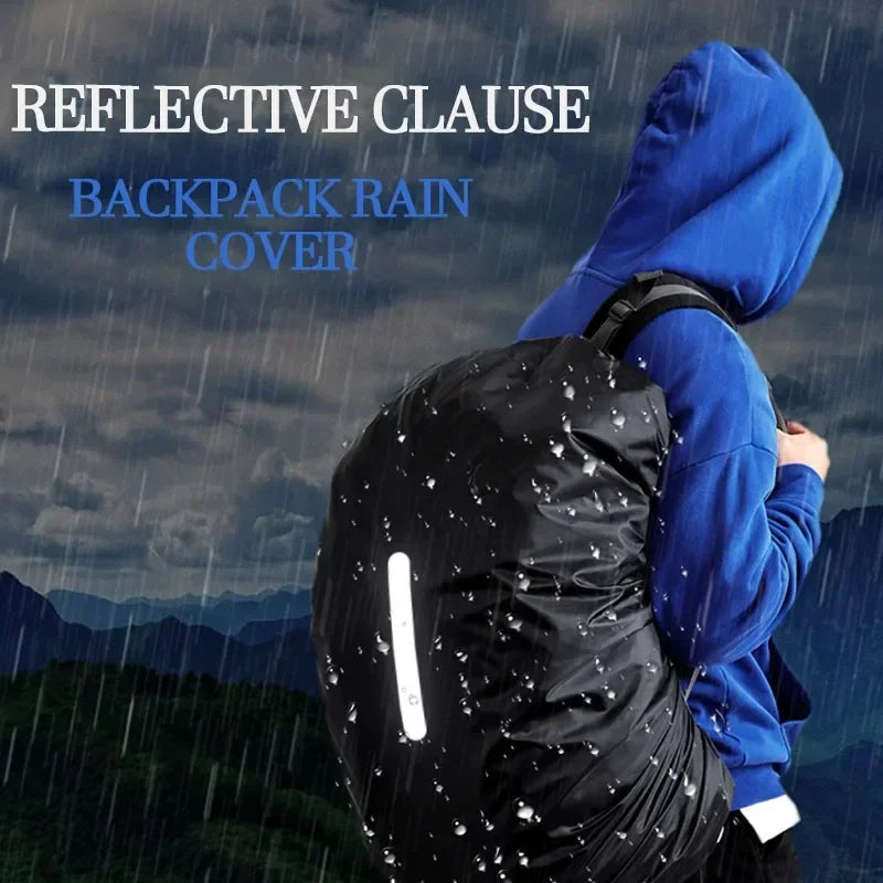 Waterproof Backpack Cover Ravel Safety Outdoor Backpack Cover Waterproof Rain Cap Cover
