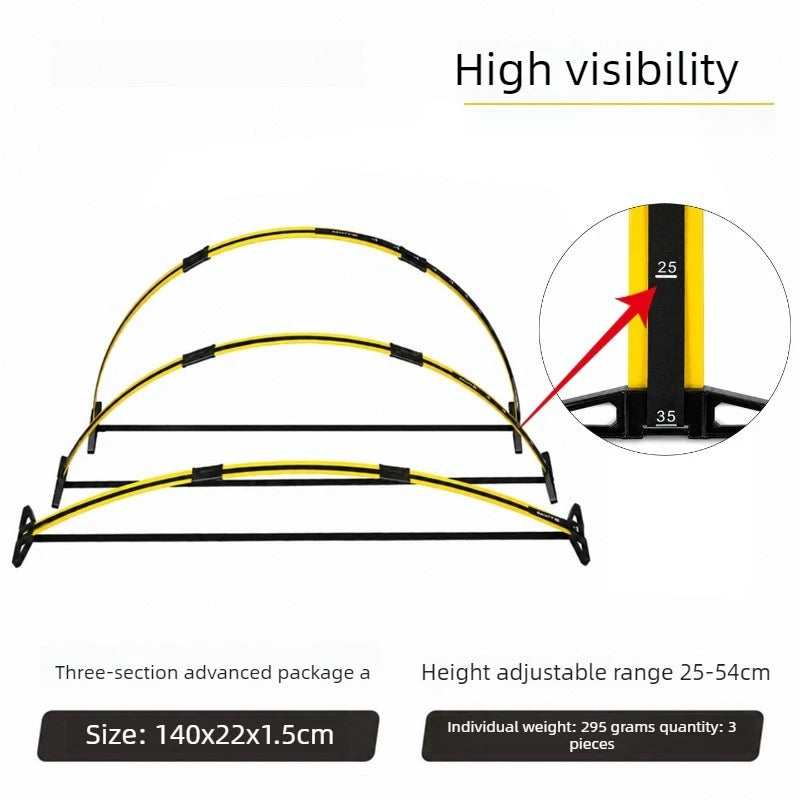 Adjustable Height Hurdles Quick Rebound Ultrathin Hurdles Detachable Lightweight Hurdle Durable Portable Sports Equipments
