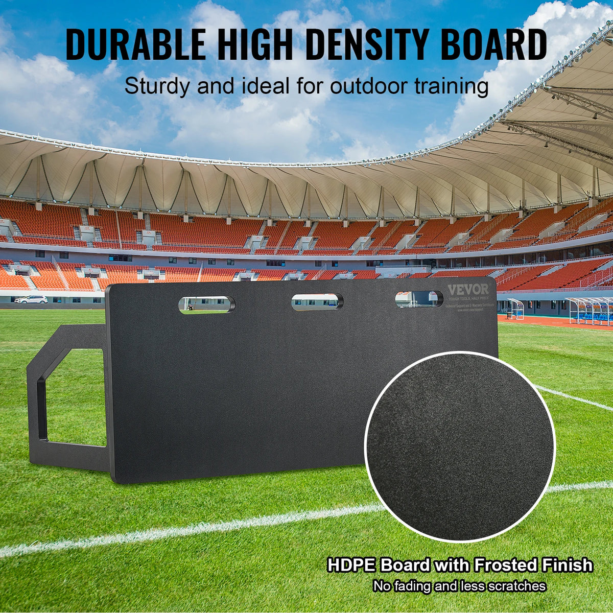 SucceBuy 40"X16" Soccer Rebounder Board with 2 Angles Rebound Foldable HDPE Kickback Rebound Board for Passing&Shooting Practice