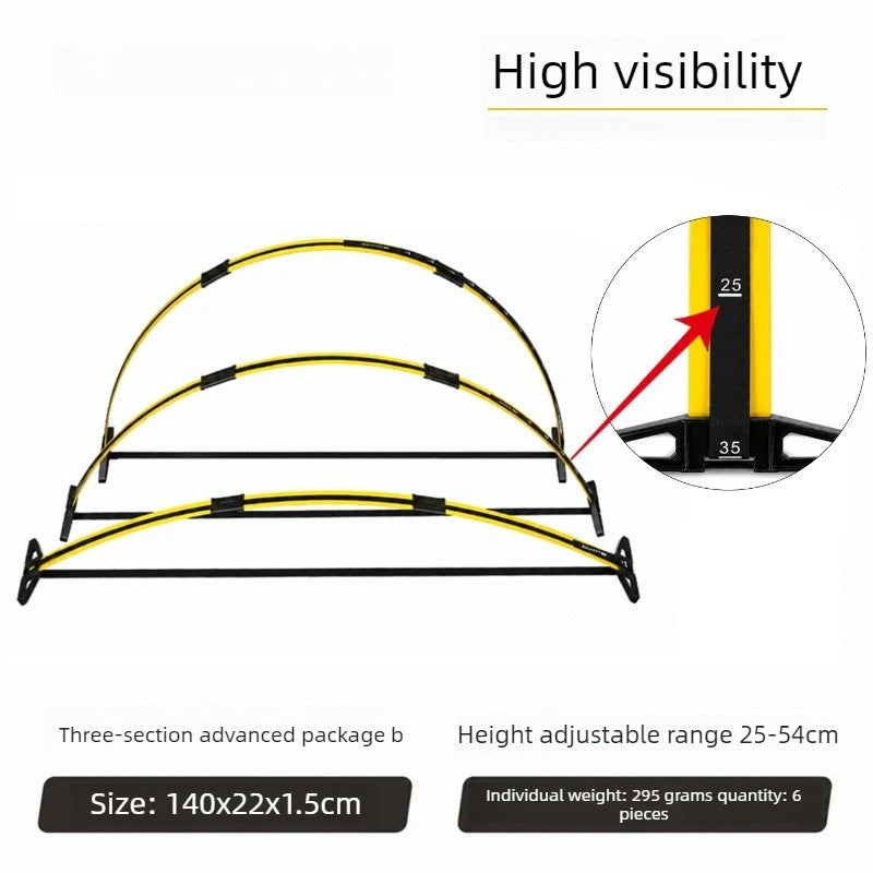 Adjustable Height Hurdles Quick Rebound Ultrathin Hurdles Detachable Lightweight Hurdle Durable Portable Sports Equipments