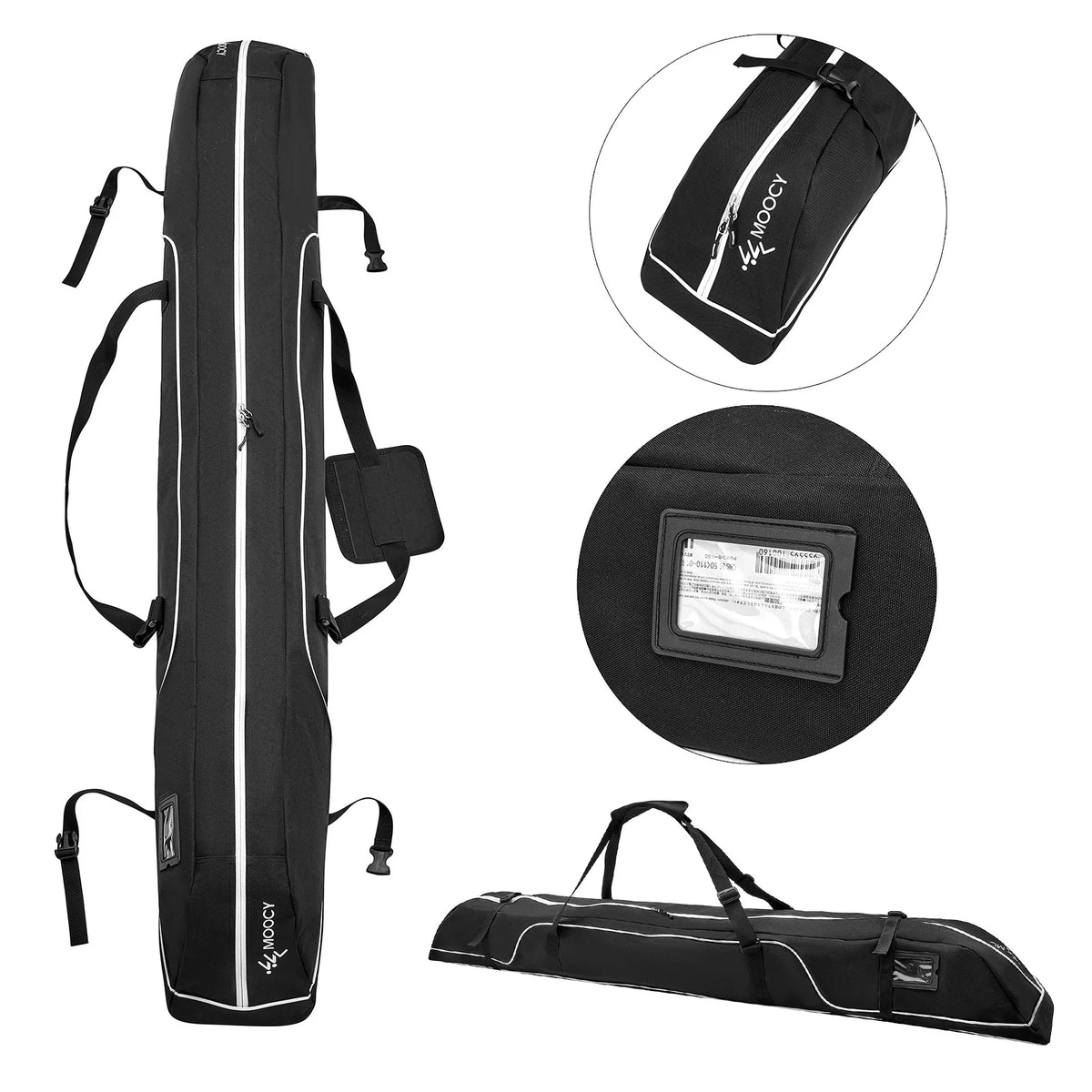 Travel Snowboard Bag Waterproof Ski Bag Ski Equipment Storage Bag 172cm / 192cm