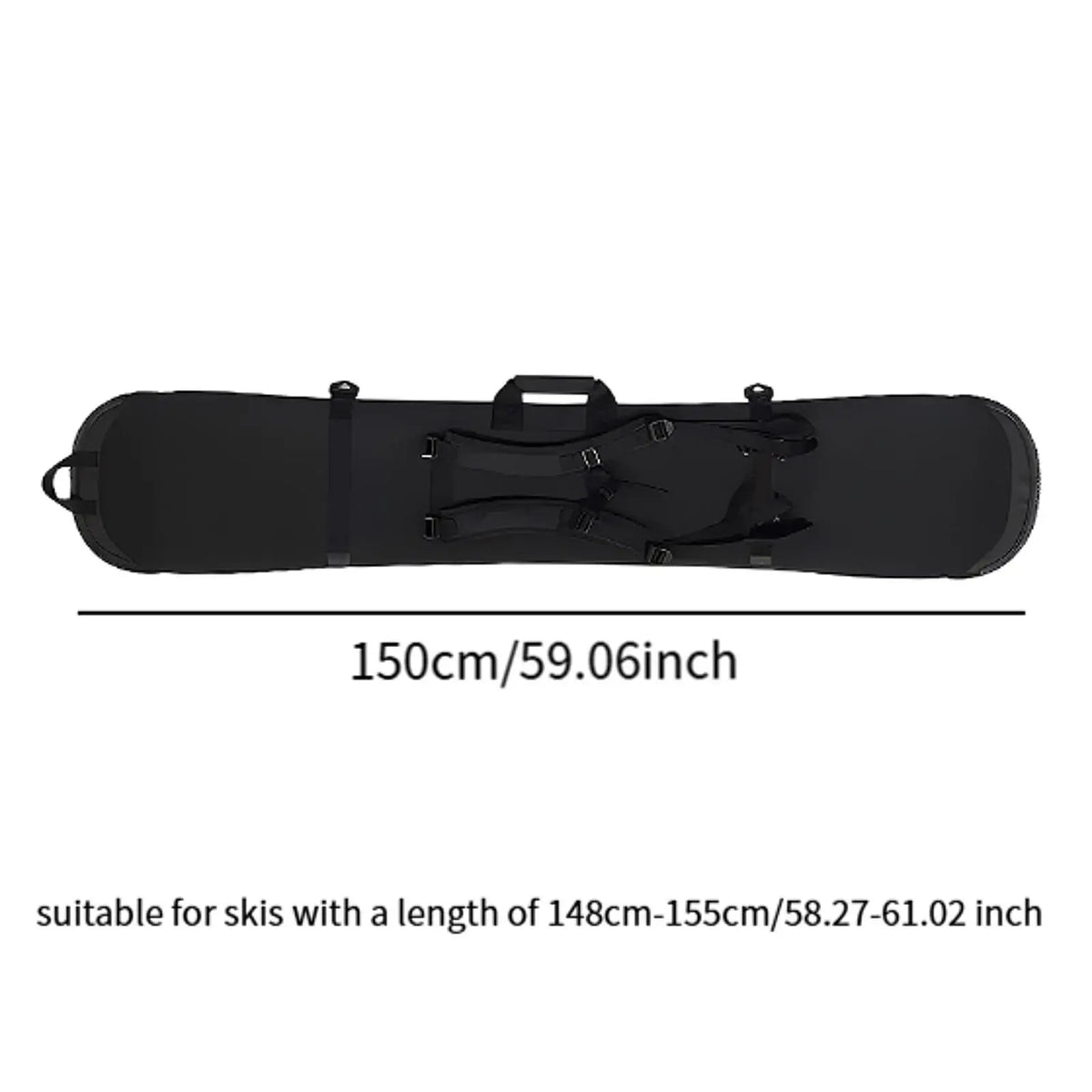 Snowboard Bag Snowboard Sleeve Pouch Snowboard Accessories with Handle Storage Bag Ski Bag for Skateboarding Outdoor Skiing