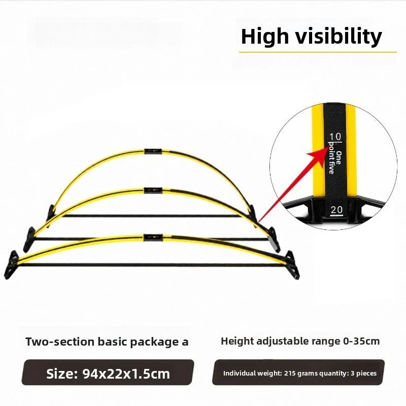 Adjustable Height Hurdles Quick Rebound Ultrathin Hurdles Detachable Lightweight Hurdle Durable Portable Sports Equipments