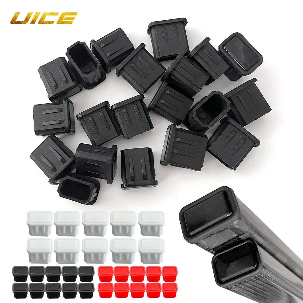 Ice Hockey Stick End Cap 10pcs Set Rubber End Plug Hockey Accessories Adult Ice Hockey Stick Accessory