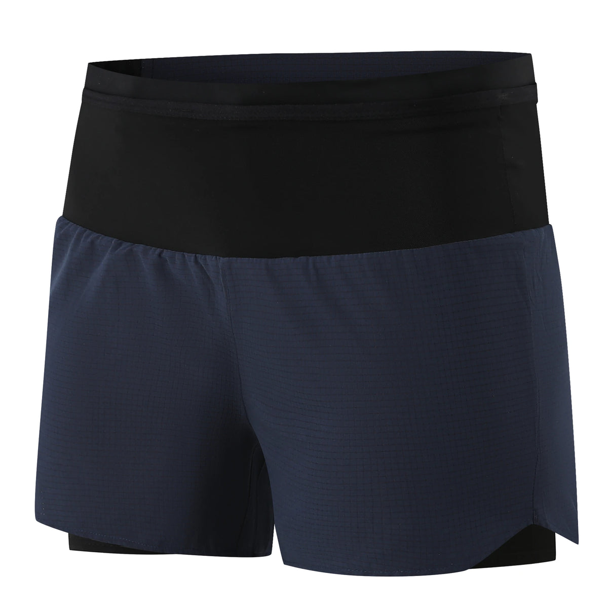 Mens 2 in 1 Marathon Running Shorts Around Pockets Outdoor Sports Training Exercise Fitness Hiking Shorts Breathable Quick Dry